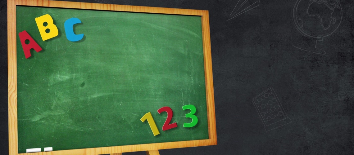 Tavle med abs og 123