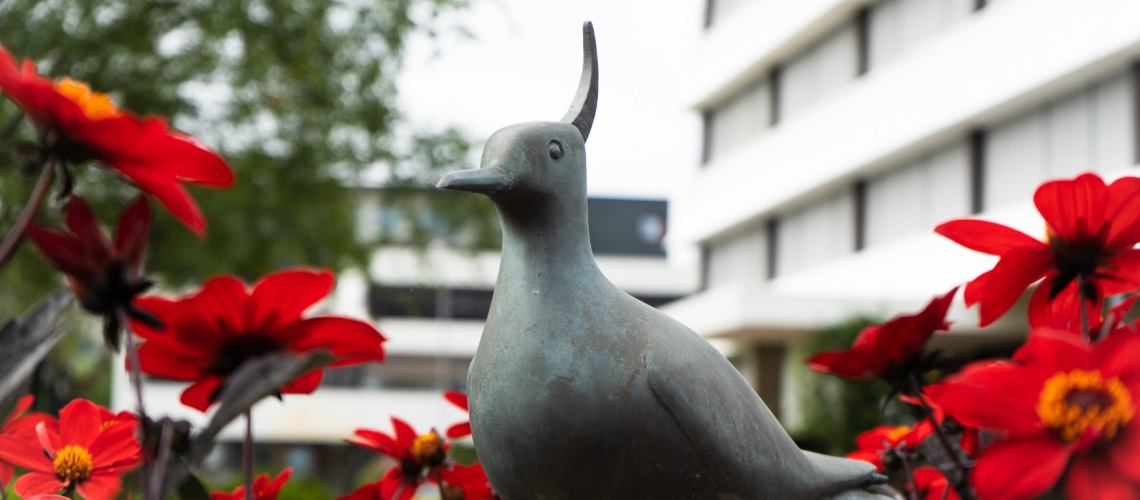 Skulptur av vipe