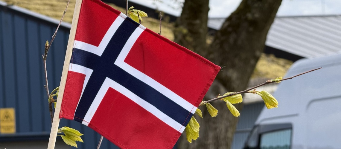 Det norske flagget.