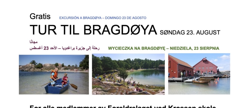 Informasjon om tur til bragdøya