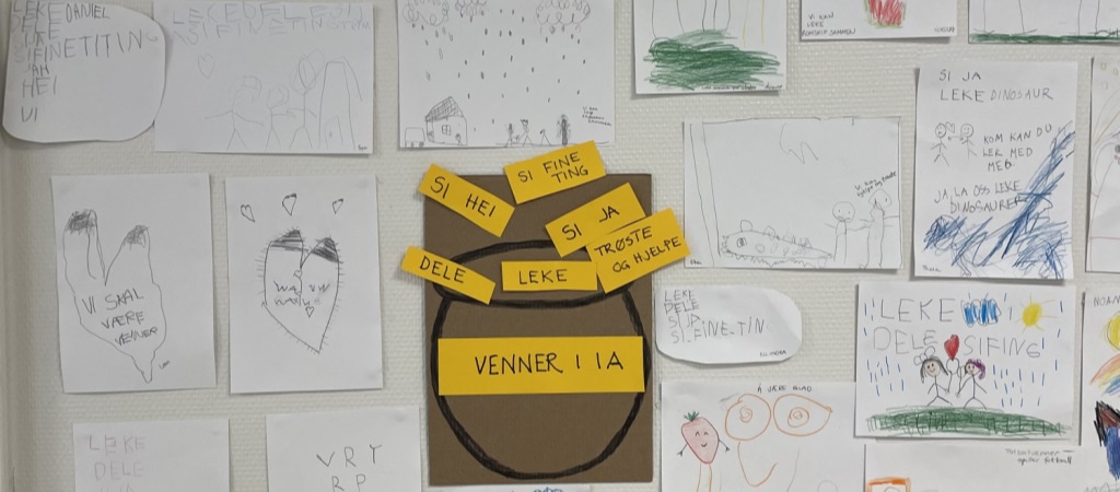 Vi jobber med klassemiljøet vårt.