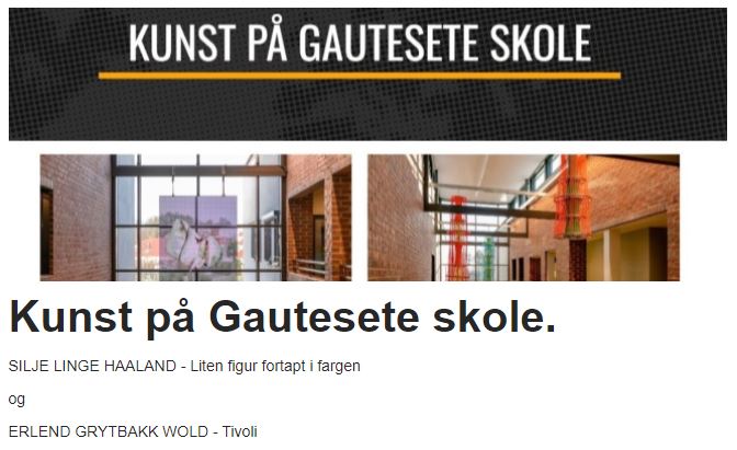 Kunskt på Gautesete